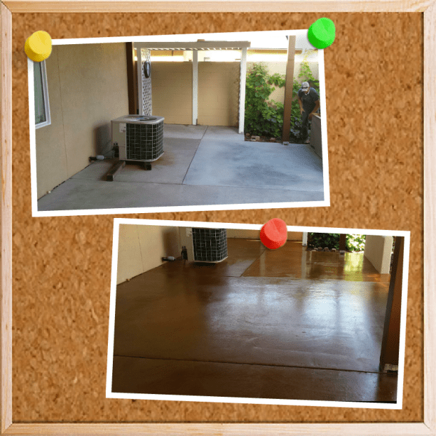 A recent concrete contractor job in the  area