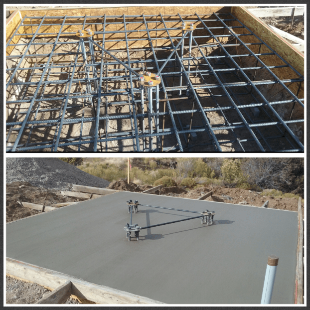 A recent concrete contractor job in the  area